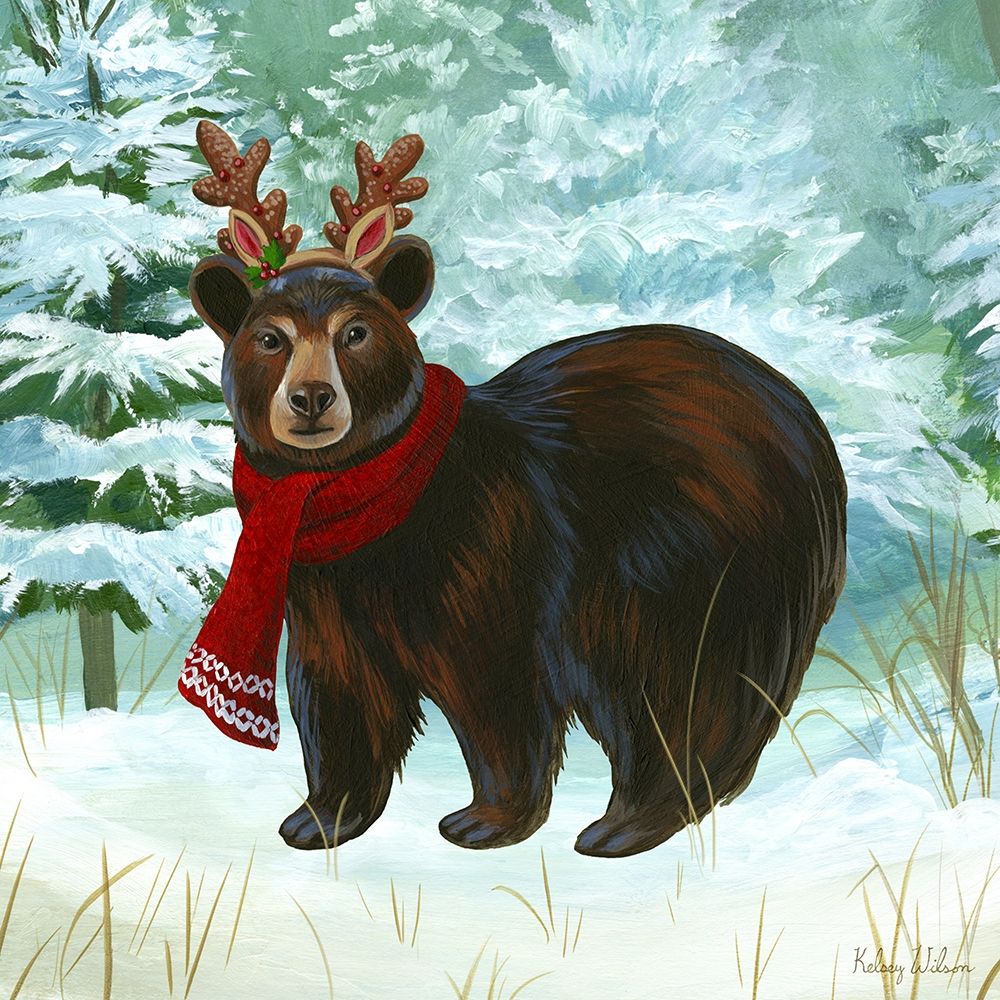 Winterscape I-Bear art print by Kelsey Wilson for $57.95 CAD