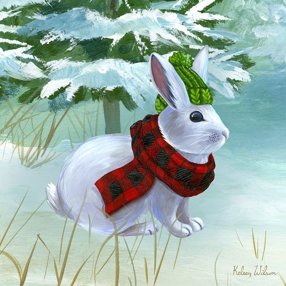 Winterscape III-Rabbit art print by Kelsey Wilson for $57.95 CAD