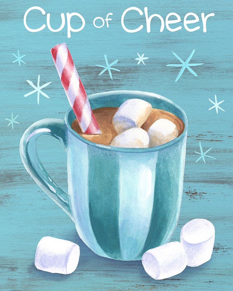 Peppermint Cocoa I-Cup of Cheer art print by Kelsey Wilson for $57.95 CAD