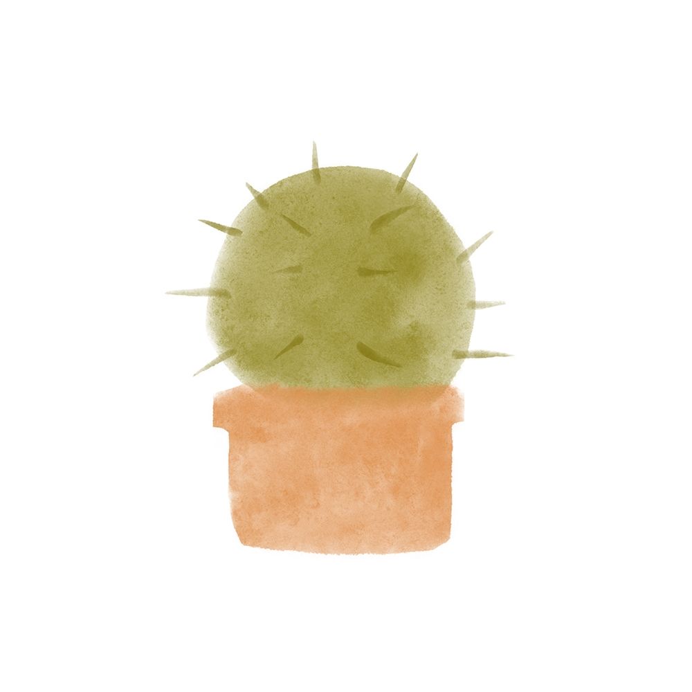Watercolor Cactus III art print by Bannarot for $57.95 CAD