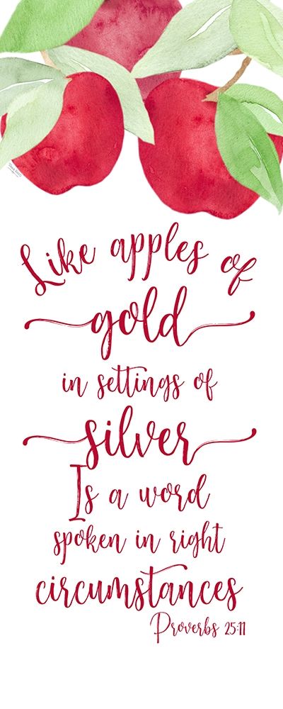 Fruit of the Spirit vertical II-Apples art print by Tara Reed for $57.95 CAD