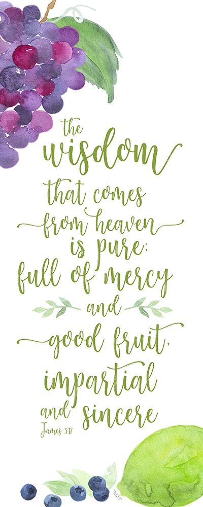 Fruit of the Spirit vertical IV-Wisdom art print by Tara Reed for $57.95 CAD