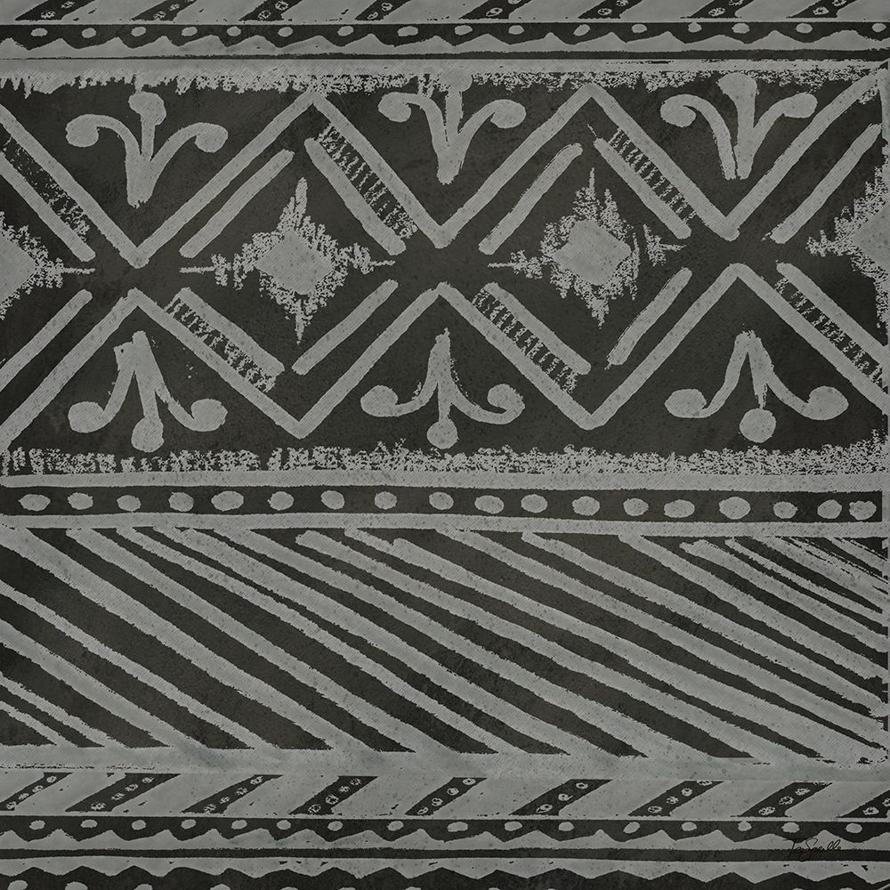 Boho Tribal Cloth II black art print by Tre Sorelle Studios for $57.95 CAD
