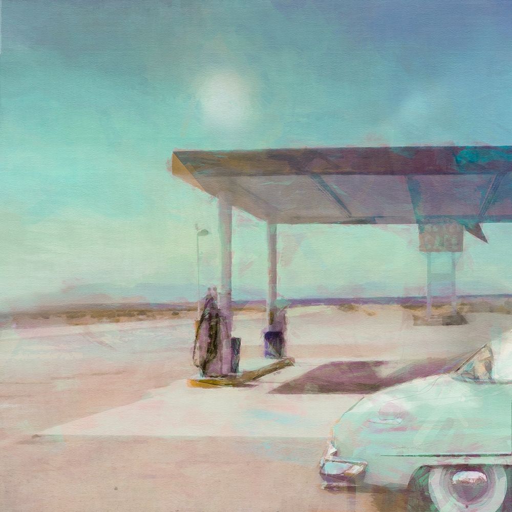 Gas  Stop art print by Noah Bay for $57.95 CAD