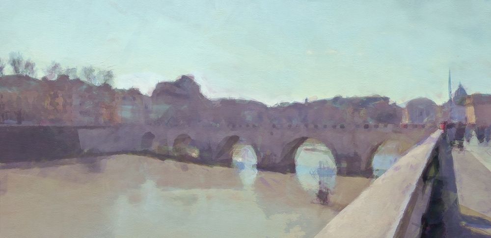 Ponte  Sant Angelo art print by Noah Bay for $57.95 CAD