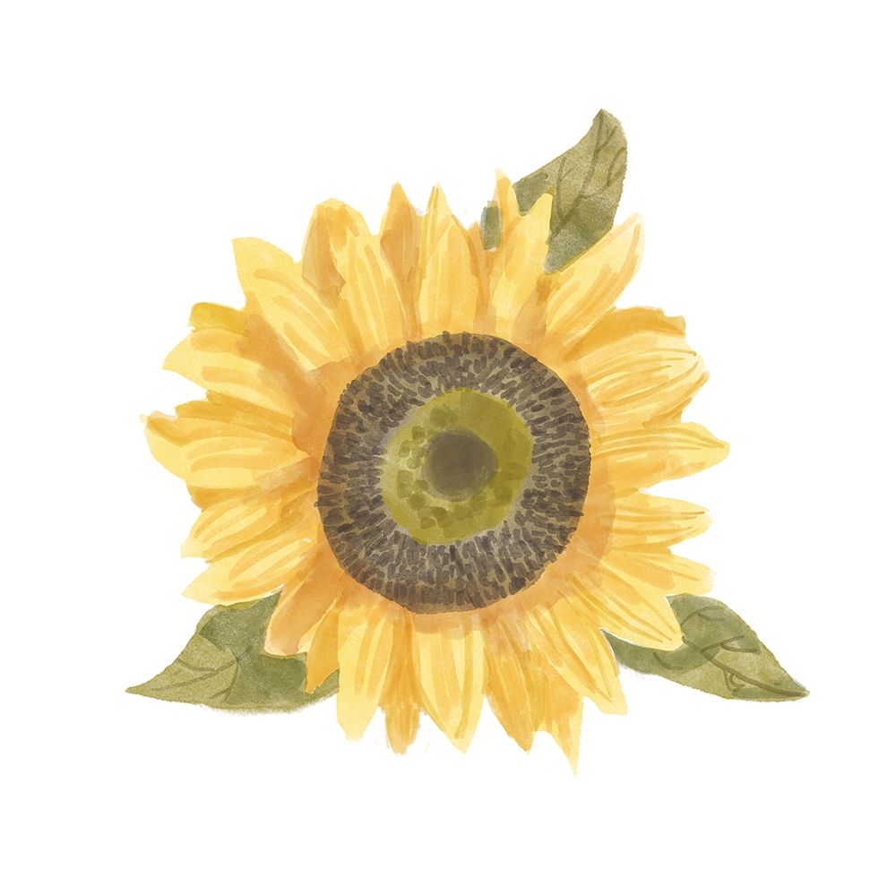 Single  Sunflower I art print by Bannarot for $57.95 CAD