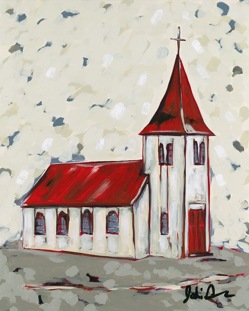 Here is the Church art print by Jodi Augustine for $57.95 CAD