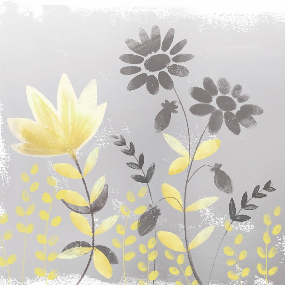 Soft Nature yellow And grey I art print by Northern Lights for $57.95 CAD