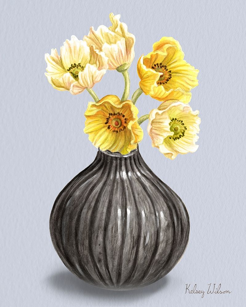 Poppies  in Vase I art print by Kelsey Wilson for $57.95 CAD