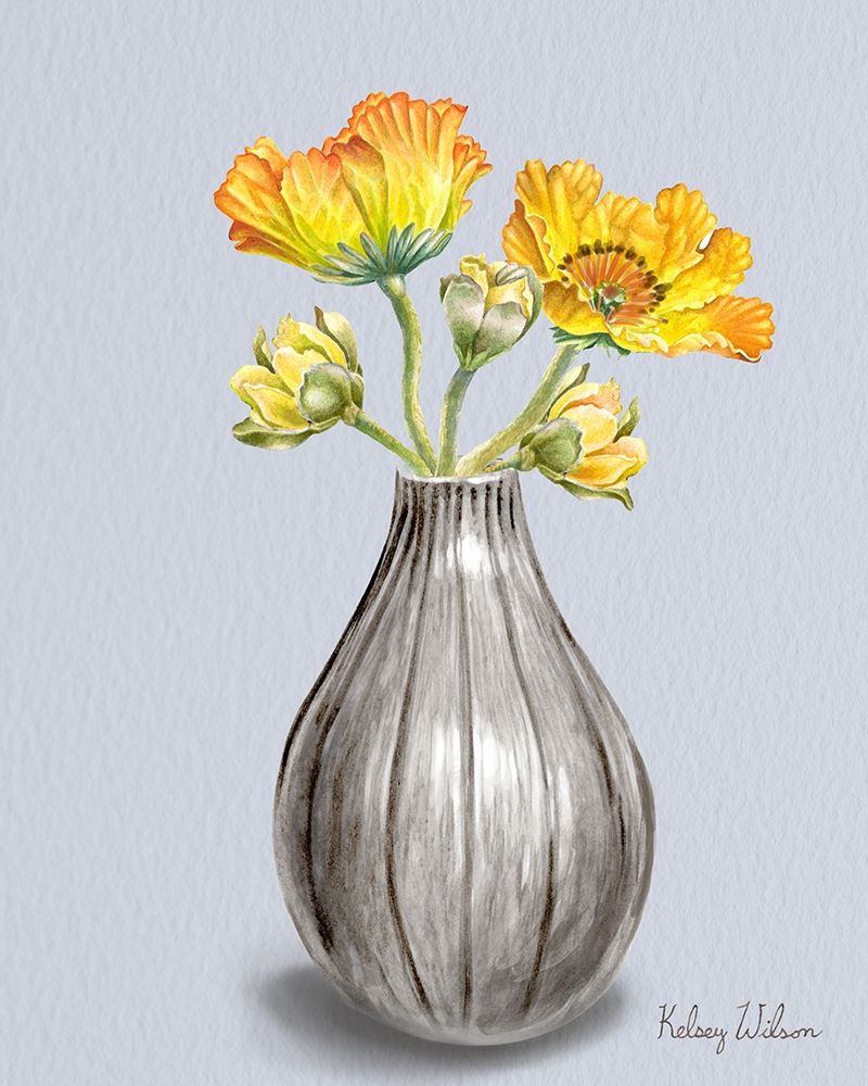 Poppies  in Vase II art print by Kelsey Wilson for $57.95 CAD