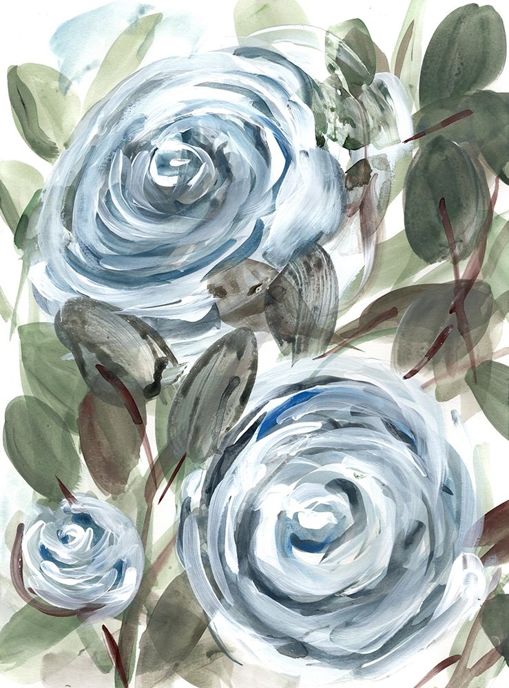 Farmhouse  Rose blue I art print by Marcy Chapman for $57.95 CAD