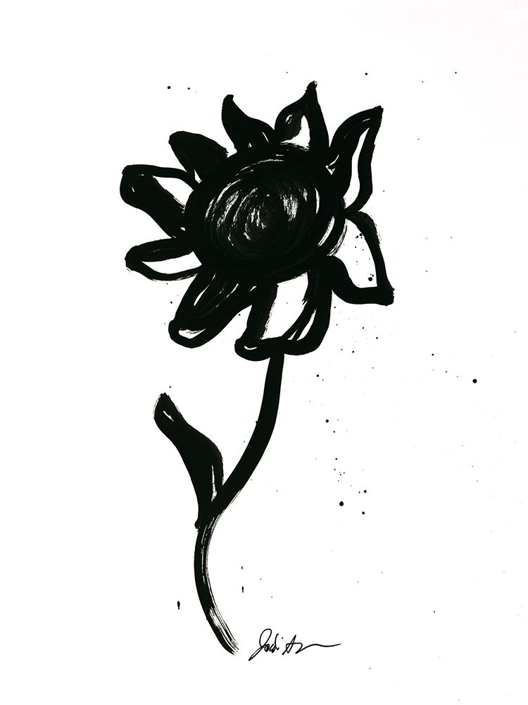 Inked Florals III art print by Jodi Augustine for $57.95 CAD