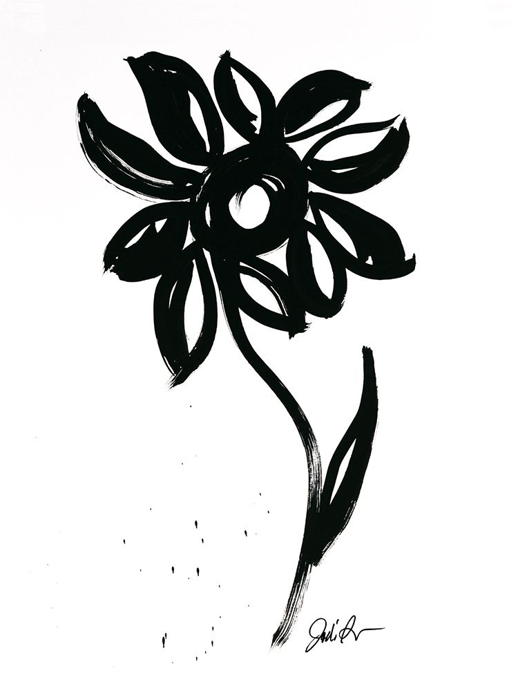Inked Florals VI art print by Jodi Augustine for $57.95 CAD