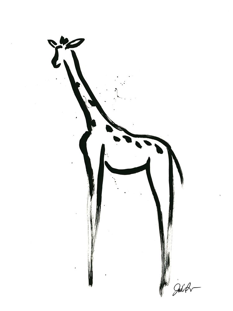 Inked Safari IV-Giraffe 2 art print by Jodi Augustine for $57.95 CAD