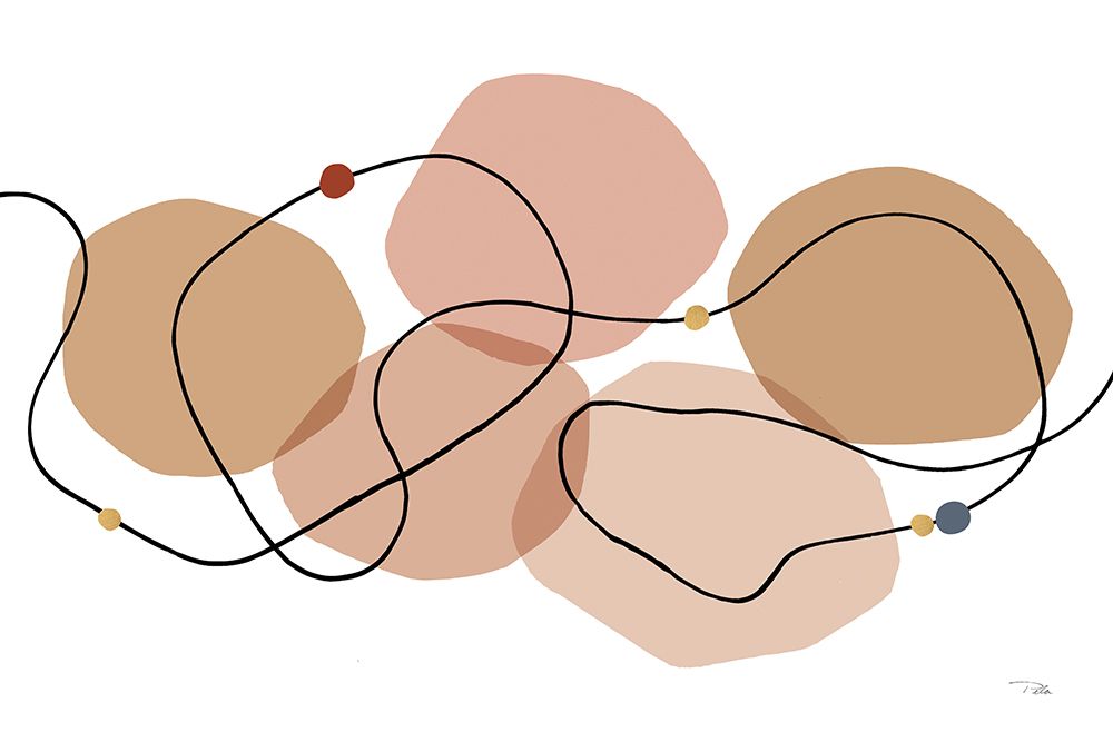 Sinuous Trajectory blush I art print by Pela for $57.95 CAD