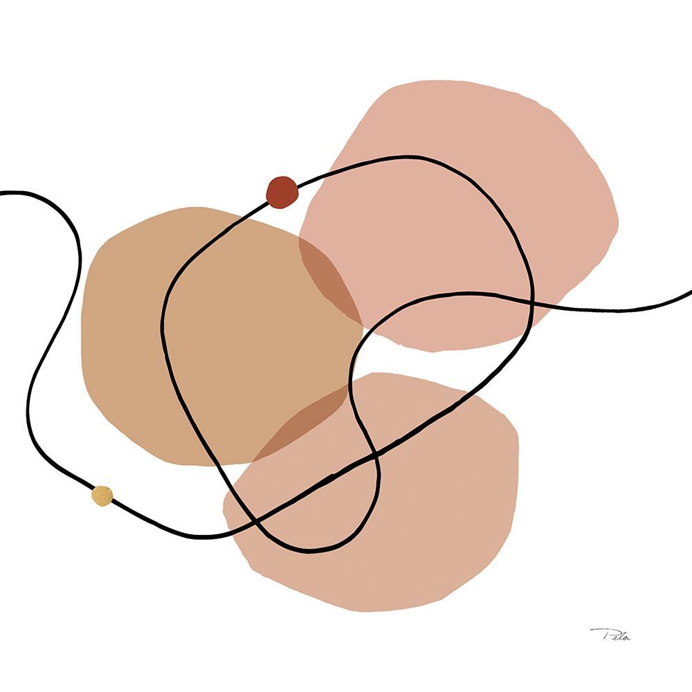 Sinuous Trajectory blush III art print by Pela for $57.95 CAD