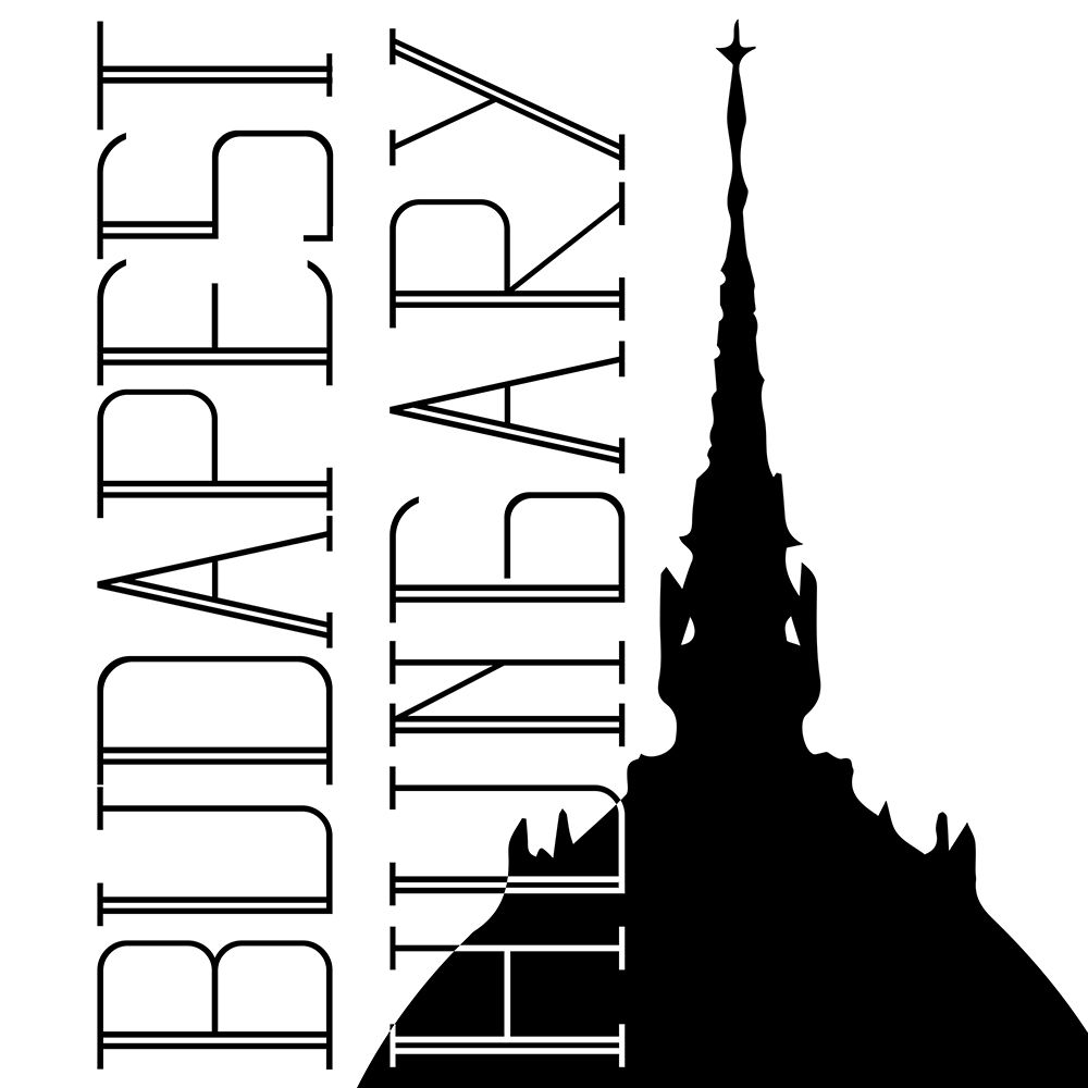 In Black And White Travel IX-Hungary art print by JC Designs for $57.95 CAD