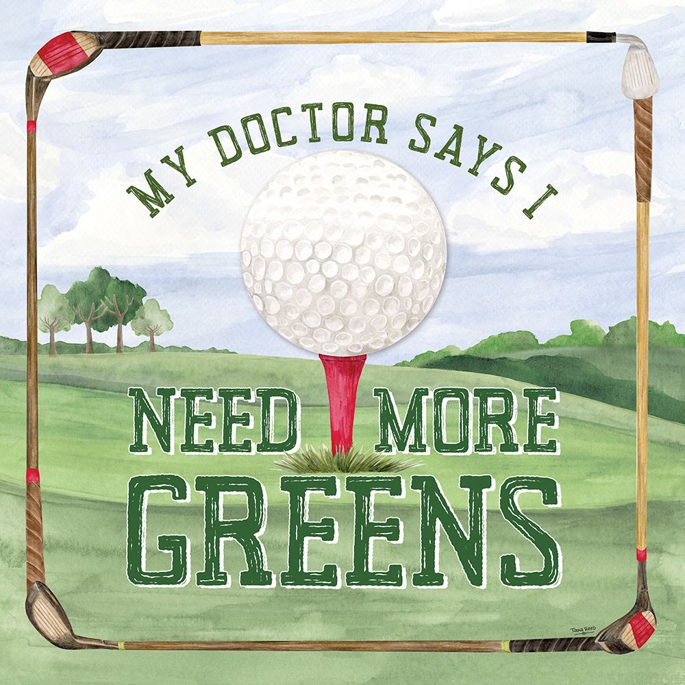 Golf Days I-More Greens art print by Tara Reed for $57.95 CAD