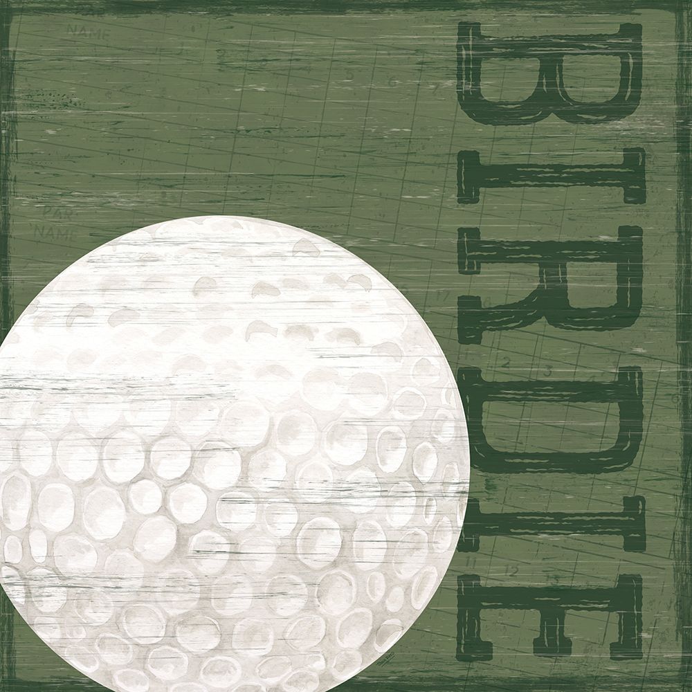 Golf Days XIII-Birdie art print by Tara Reed for $57.95 CAD