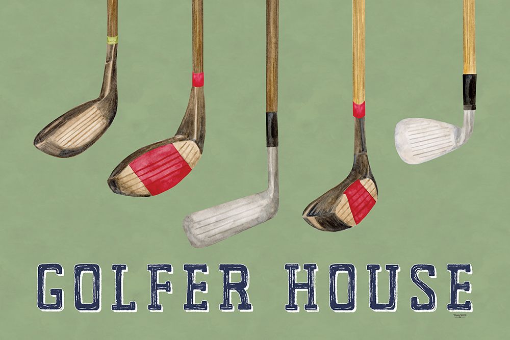Golf Days landscape II-Golfer House art print by Tara Reed for $57.95 CAD