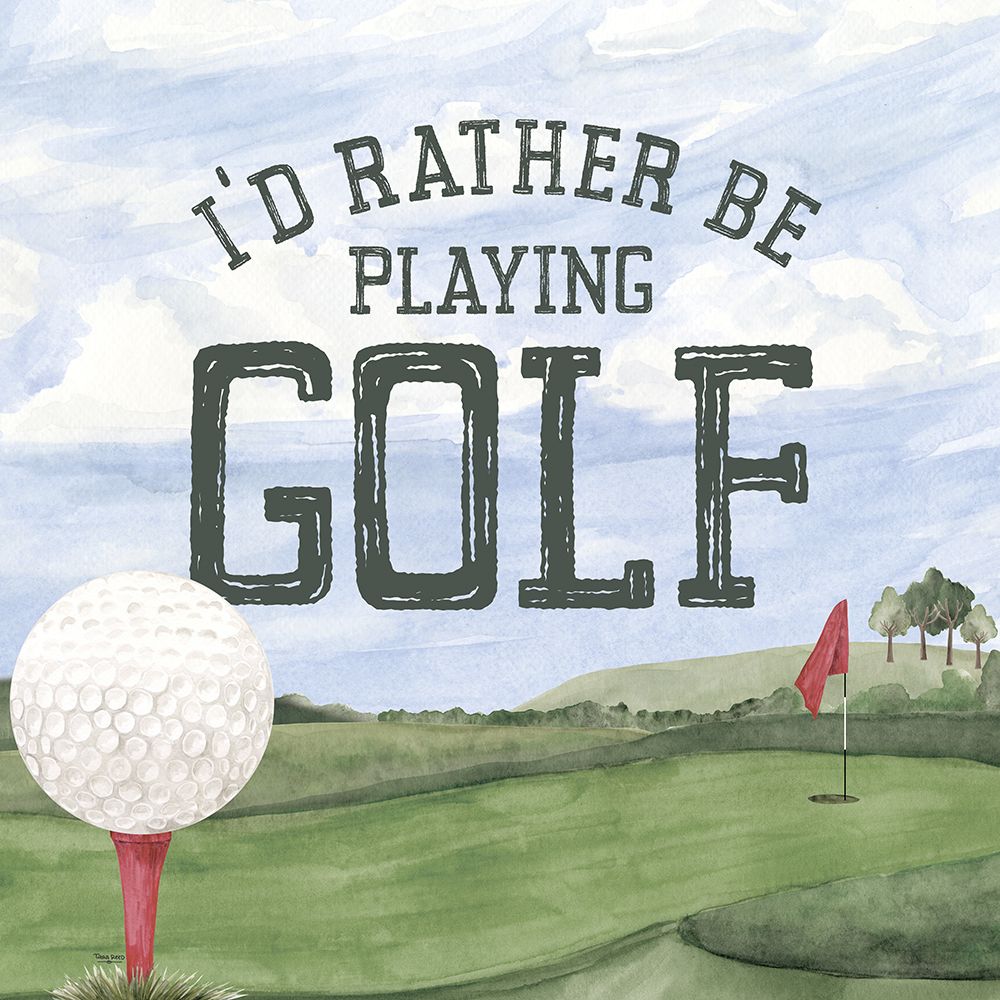 Golf Days neutral III-Rather Be art print by Tara Reed for $57.95 CAD