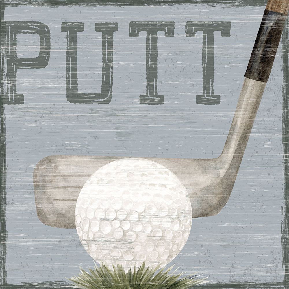 Golf Days neutral VI-Putt art print by Tara Reed for $57.95 CAD