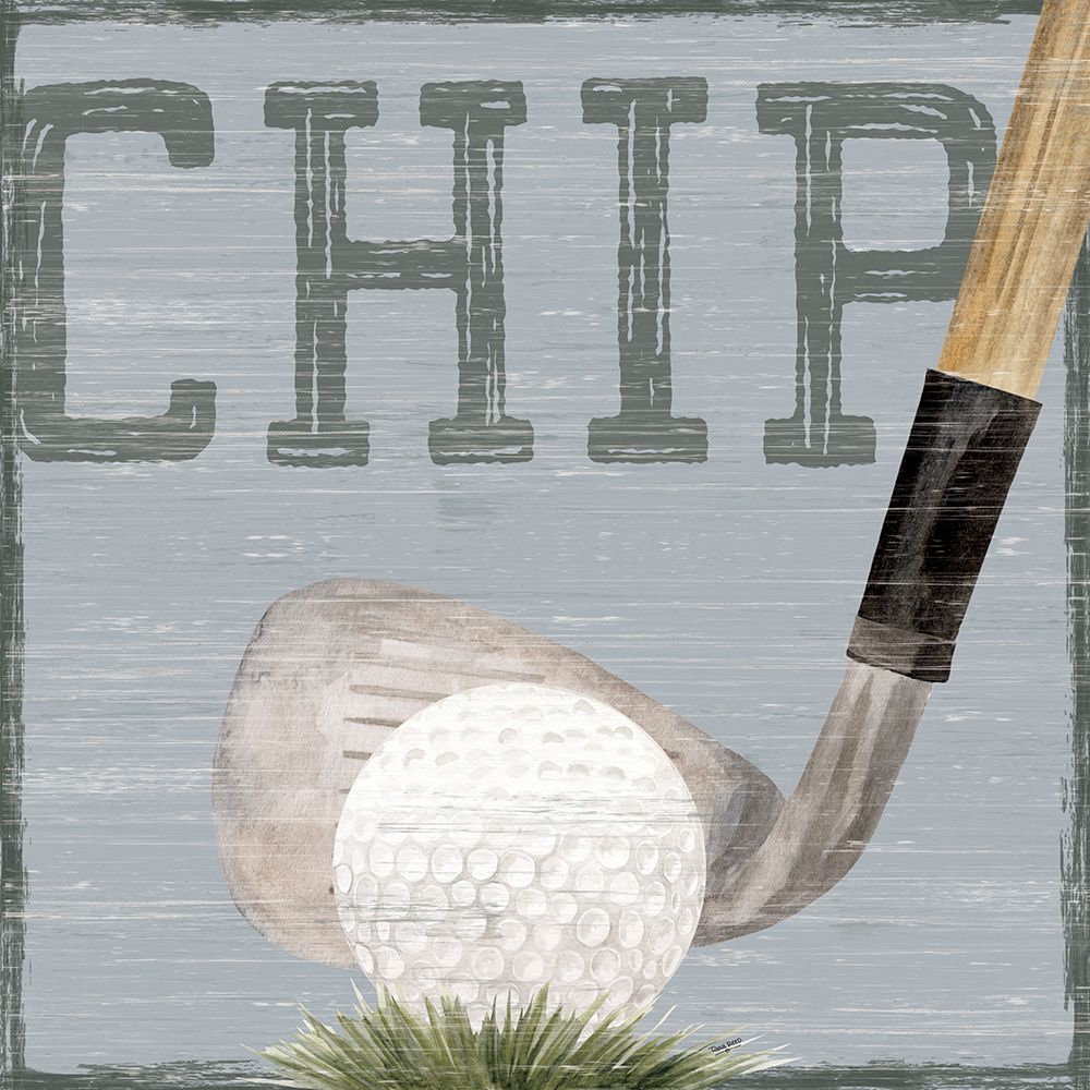 Golf Days neutral VII-Chip art print by Tara Reed for $57.95 CAD