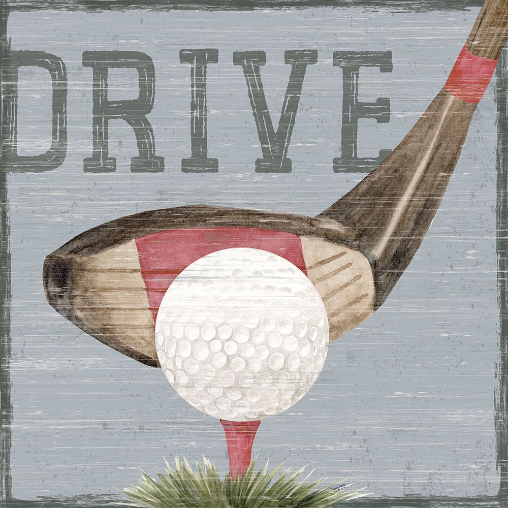 Golf Days neutral VIII-Drive art print by Tara Reed for $57.95 CAD