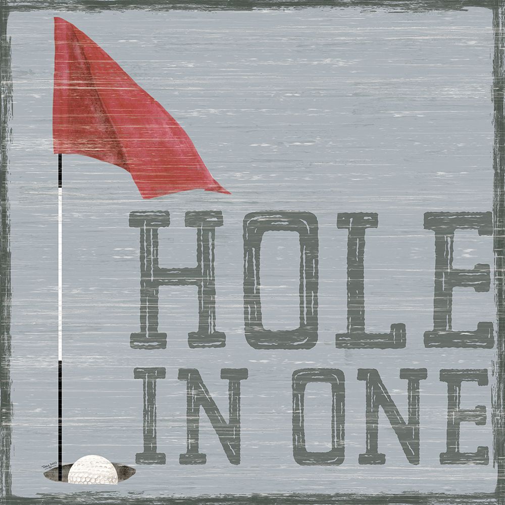Golf Days neutral IX-Hole in One art print by Tara Reed for $57.95 CAD