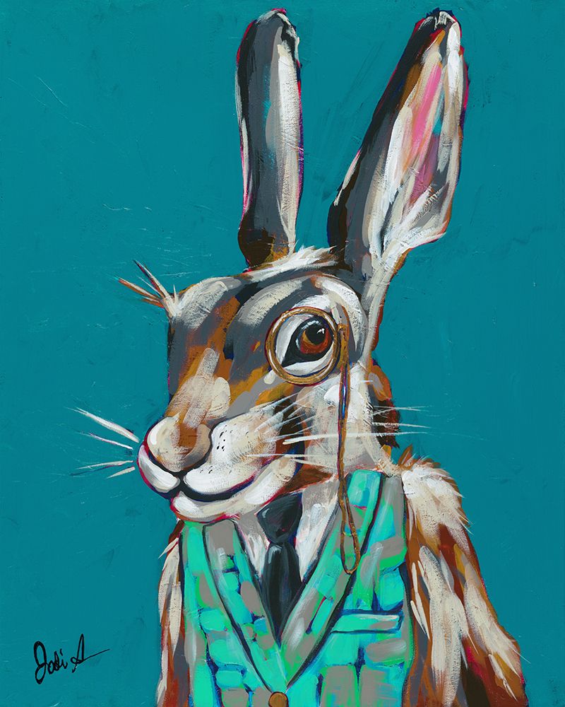 Spy Animals III-Riddler Rabbit art print by Jodi Augustine for $57.95 CAD