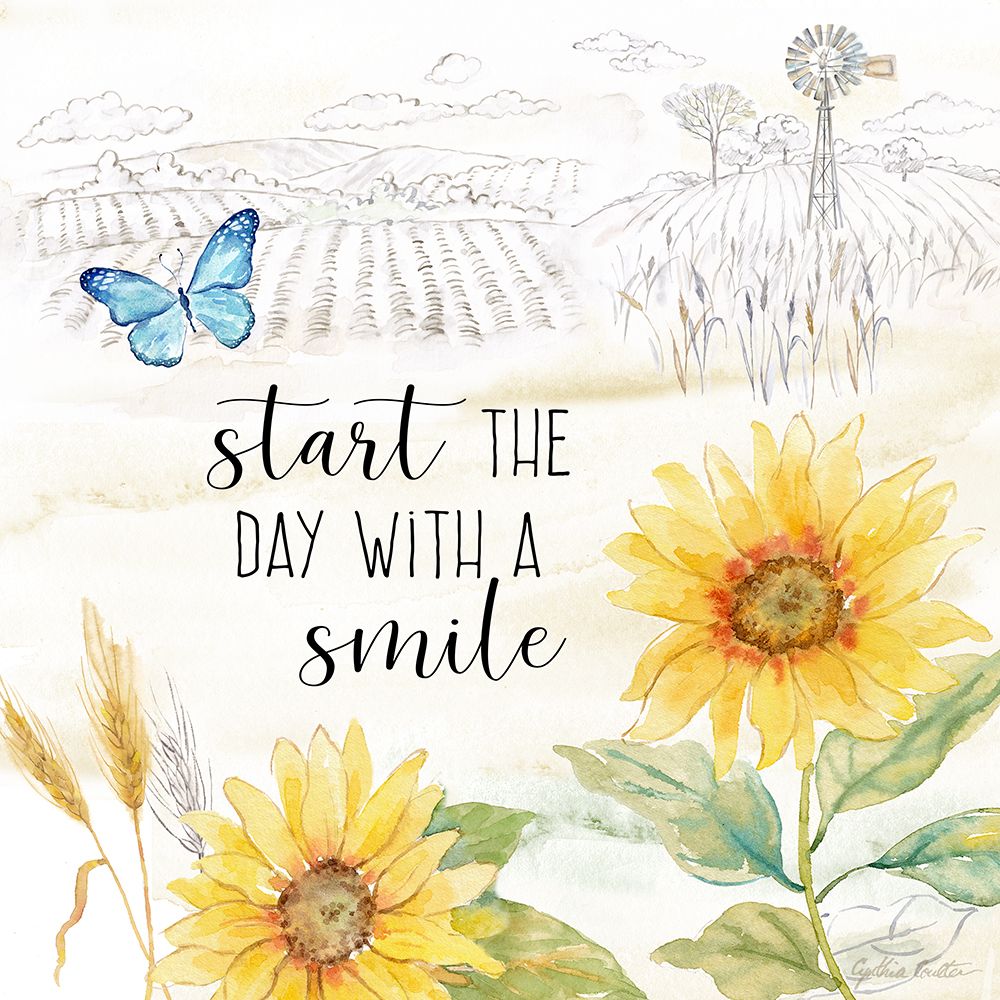 Good Morning Sunshine IX-Smile art print by Cynthia Coulter for $57.95 CAD