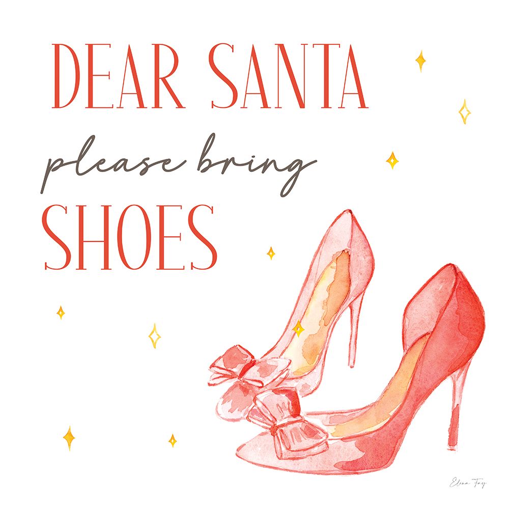Christmas in the City VI-Bring Shoes art print by Elena Fay for $57.95 CAD