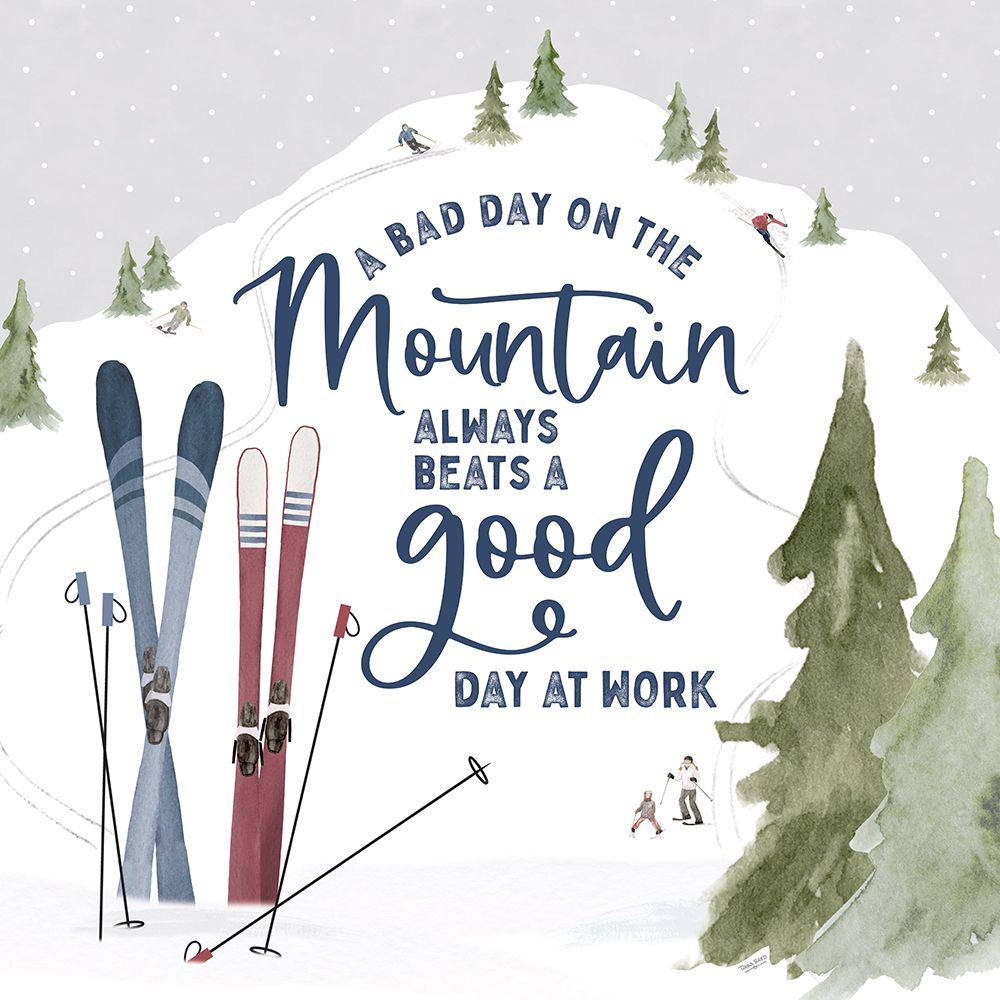 Winter Mountain Getaway IV-A Bad Day art print by Tara Reed for $57.95 CAD
