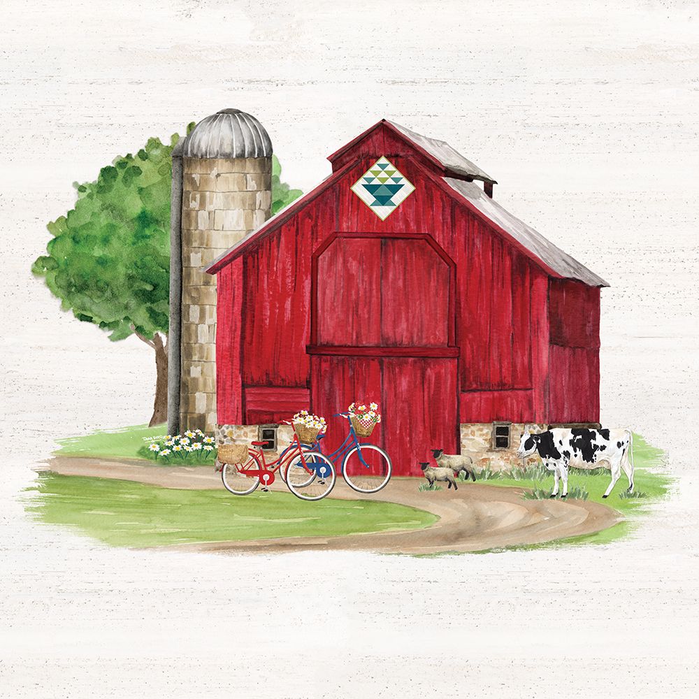 Spring on the Farm barn VI art print by Tara Reed for $57.95 CAD