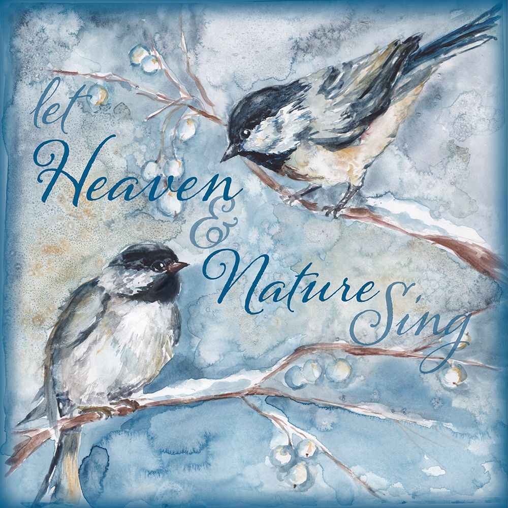 Frosted Winter Woodland II-Chickadees art print by Tre Sorelle Studios for $57.95 CAD