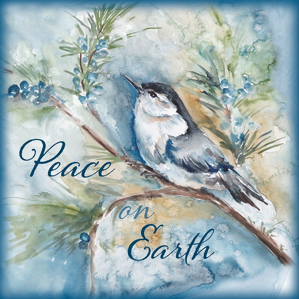 Frosted Winter Woodland III-Nuthatch art print by Tre Sorelle Studios for $57.95 CAD
