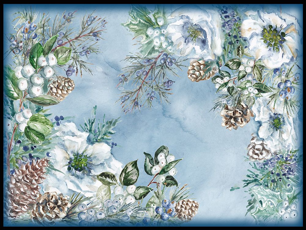 Frosted Winter Woodland landscape I art print by Tre Sorelle Studios for $57.95 CAD