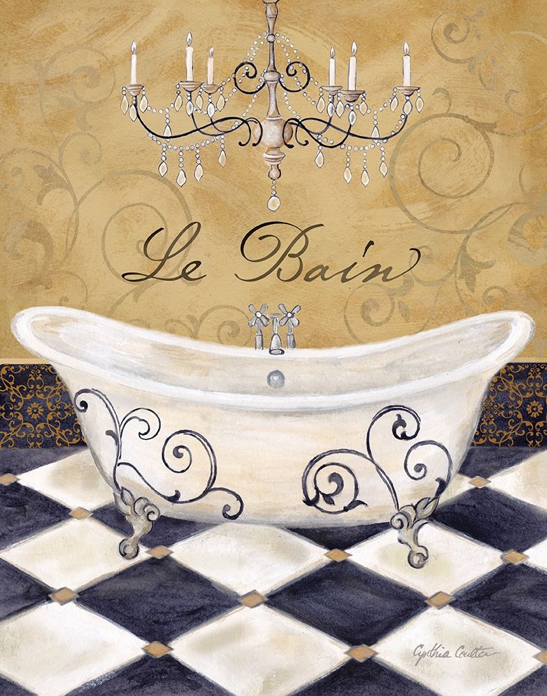 Elegant Bath II art print by Cynthia Coulter for $57.95 CAD