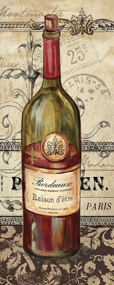French Wine I art print by Danielle Acerra for $57.95 CAD