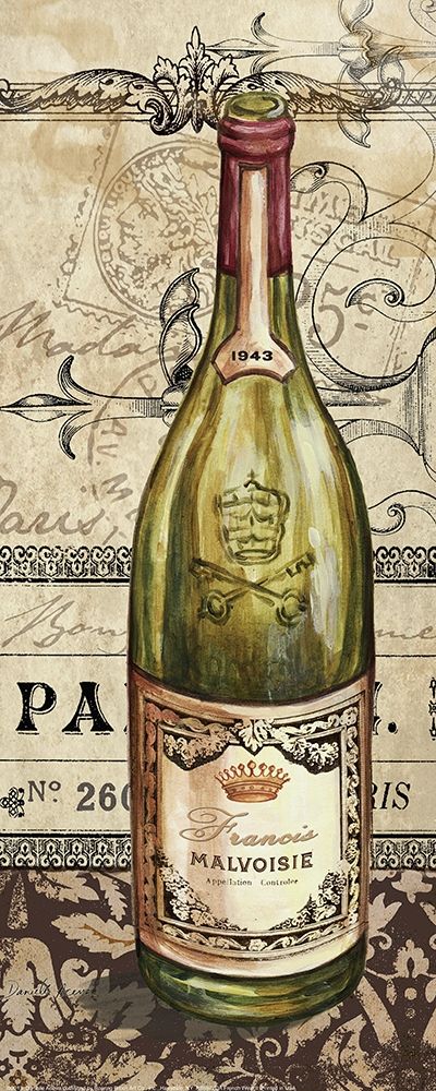 French Wine II art print by Danielle Acerra for $57.95 CAD