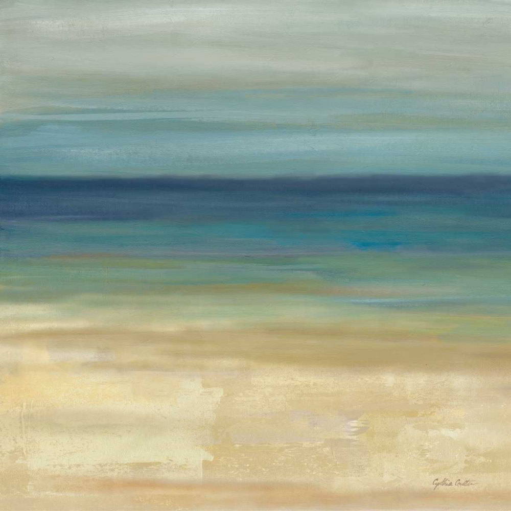 Navy Blue Horizons I art print by Cynthia Coulter for $57.95 CAD