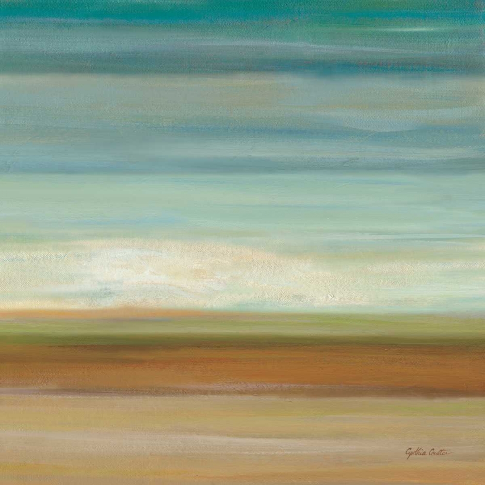 Turquoise Horizons II art print by Cynthia Coulter for $57.95 CAD