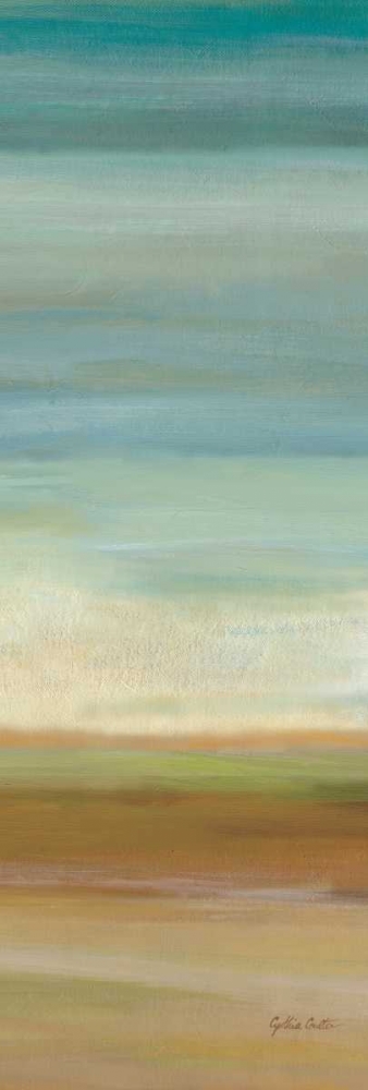 Turquoise Horizons Panel I art print by Cynthia Coulter for $57.95 CAD