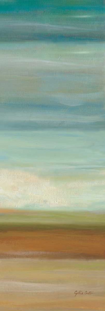 Turquoise Horizons Panel II art print by Cynthia Coulter for $57.95 CAD