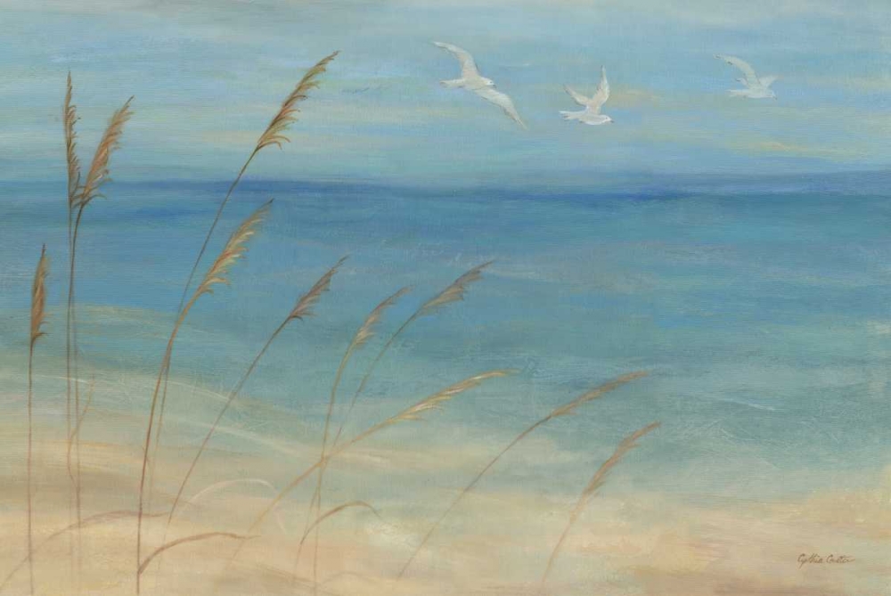 Seagrass Seagulls art print by Cynthia Coulter for $57.95 CAD