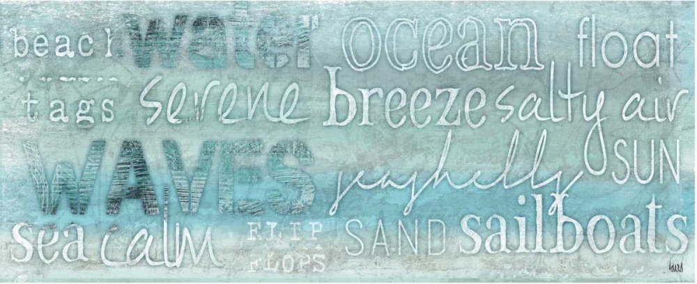 Seascape Sentiment II art print by h.artworks for $57.95 CAD