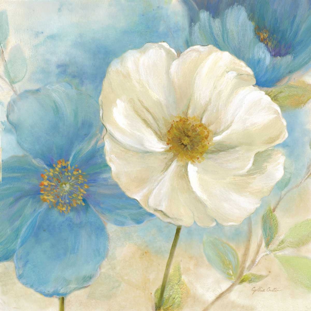 Watercolor Poppies I art print by Cynthia Coulter for $57.95 CAD