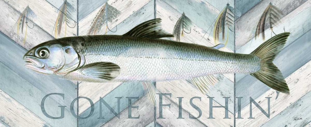 Fishing Sign II art print by Tre Sorelle Studios for $57.95 CAD