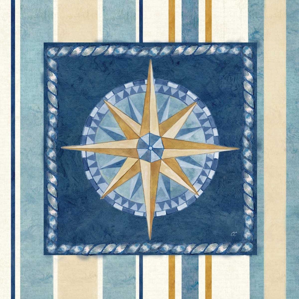 Nautical Stripe I art print by Cynthia Coulter for $57.95 CAD