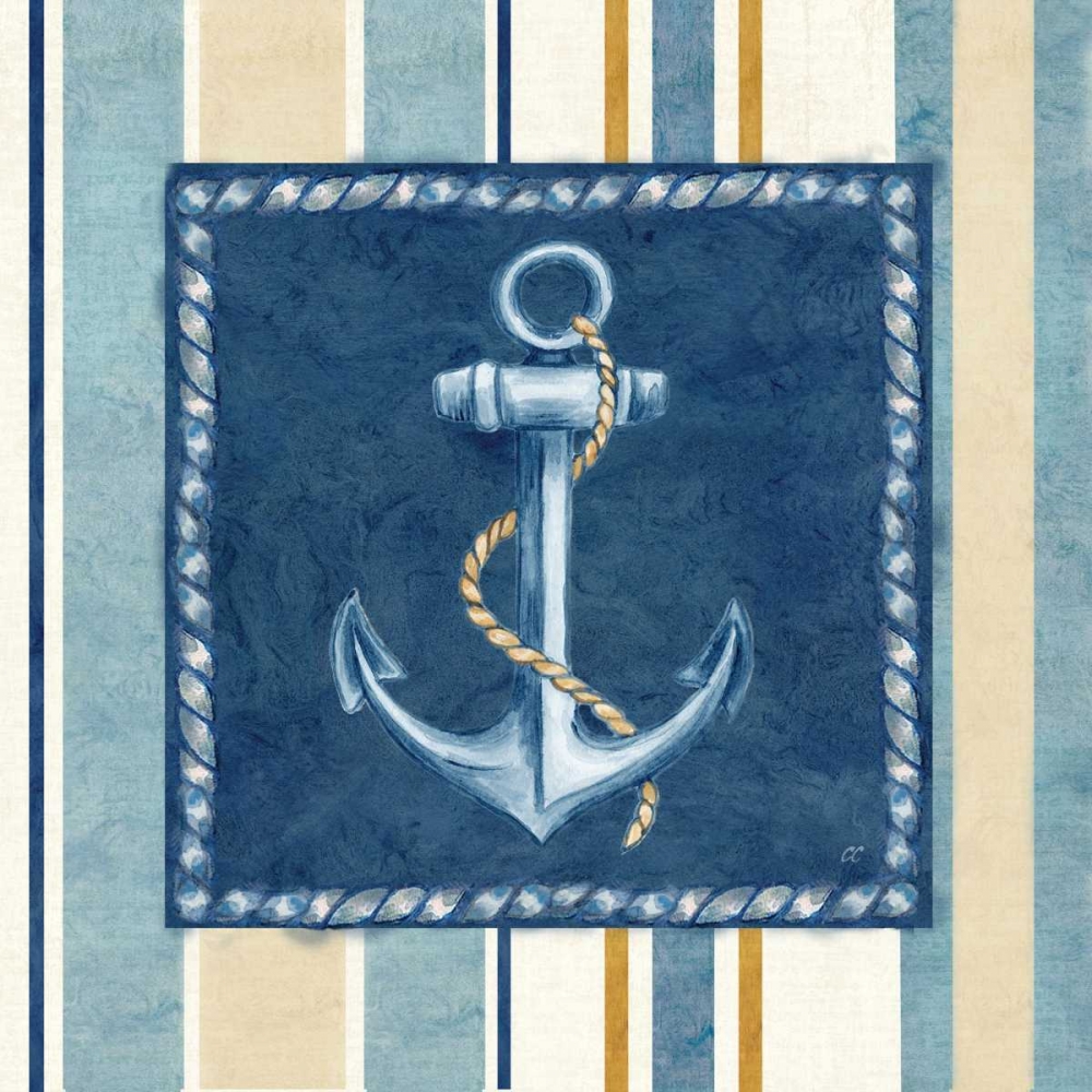 Nautical Stripe III art print by Cynthia Coulter for $57.95 CAD